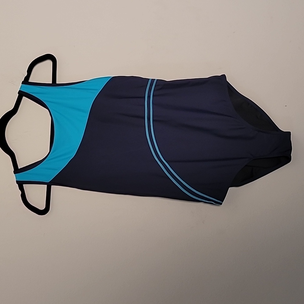 Navy one piece swimsuit Size XL UPF50 Beach Vacation Resort